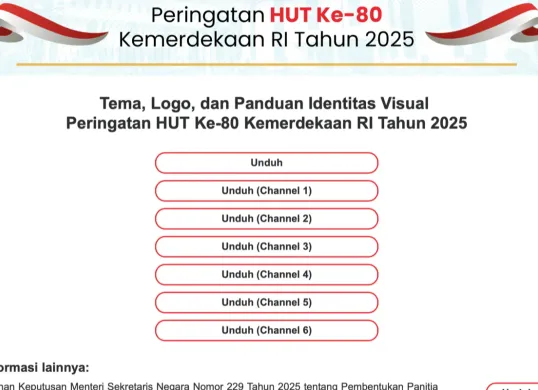 Ilustrasi link download logo HUT RI ke-80. (Sumber: hut80ri.setneg.go.id)