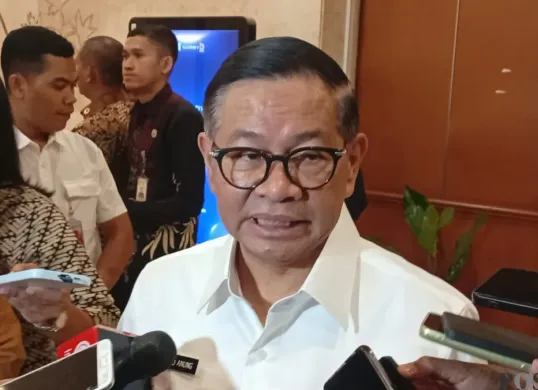 Gubernur Jakarta Pramono Anung enggan menanggapi usulan DPRD terkait usulan penerbitan Kartu Janda Jakarta (KJJ). (Sumber: Poskota/M. Tegar Jihad)