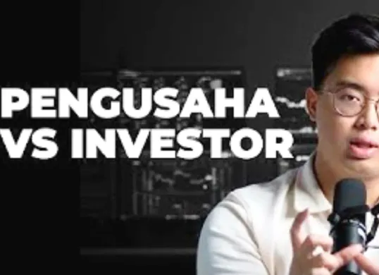 Ilustrasi bahasan tentang pengusaha vs investor menurut Timothy Ronald. (Sumber: YouTube/ Timothy Ronald)