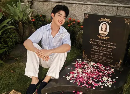 Postingan Gabriel Prince yang penuh haru untuk mengenang kakak tirinya, mendiang Olivia Dewi Soerijo. (Sumber: Instagarm/@phrrince)