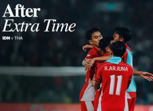 Timnas Indonesia menang adu penalti lawan Thailand di semifinal Piala AFF U23 2025. (Sumber: Instagram)