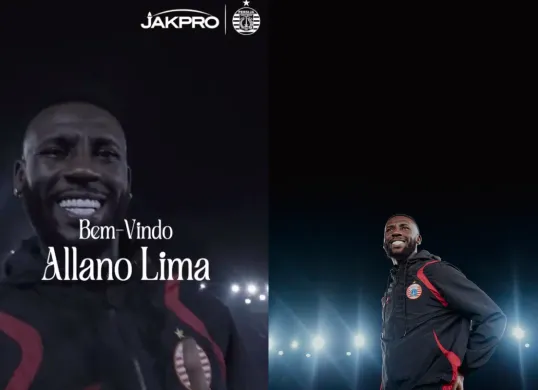 Potret Allano Lima yang diumumkan sebagai pemain baru Persija Jakarta. (Sumber: Persija)
