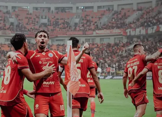 Hasil positif laga uji coba, Persija taklukkan Arema FC 3-0. (Sumber: Instagram/@persija)