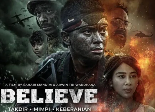 Sinopsis film Believe yang mengisahkan perjuangan saat Perang Seroja 1975 di Indonesia. (Sumber: Instagram@filmbelieve)