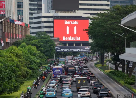 Hindari 31 ruas jalan di Jakarta ini yang akan ditutup pada saat malan puncak HUT RI ke-80. (Sumber: Poskota/Bilal Nugraha Ginanjar)