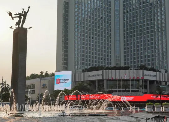 Ilustrasi Bundaran HI, Jakarta Pusat. (Sumber: Poskota/Bilal Nugraha Ginanjar)