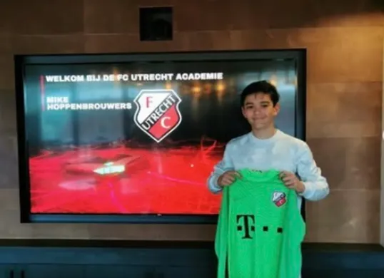 Mike Rajasa pemain akademik FC Utrecht dipanggil Timnas Indonesia u-17 (Sumber: Instagram @mikerajasa)