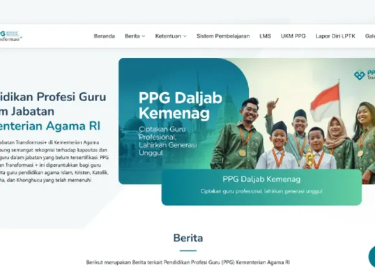 Pedoman PPG Daljab 2025 dari Kemenag mengatur skema belajar 36 SKS untuk guru madrasah. Simak ketentuan RPL, LMS, UKMPPG, dan pelaporan nilai. (Sumber: ppg.kemenag.go.id)
