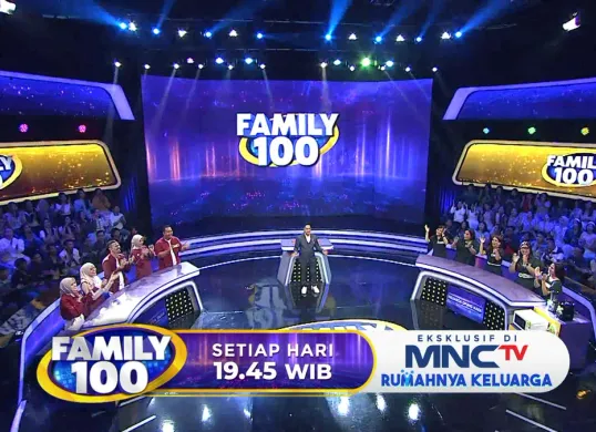 Kuis Family 100 Indonesia memasuki episode ke-1000 (Sumber: Dok. MNCTV)