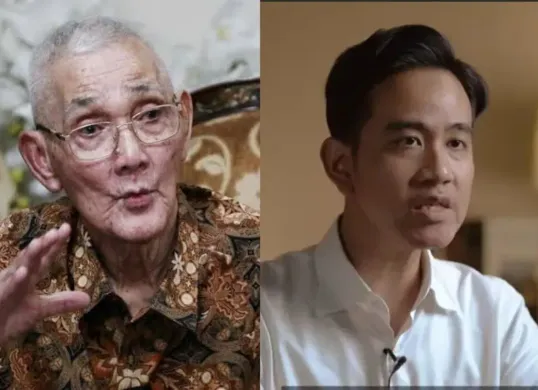 Try Sutrisno (kiri) dan Gibran Rakabuming Raka (kanan).