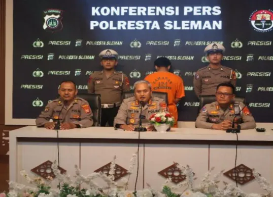 Christiano Tarigan ditetapkan sebagai tersangka atas kasus kecelakaan mobil BMW di Jalan Palagan, Sleman. (Sumber: Tribrata News)