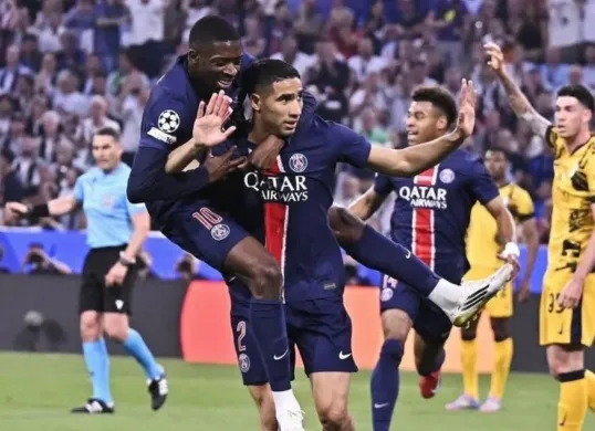 Inter Milan kalah telak 5-0 dari PSG di Final Liga Champions Eropa. (Sumber: Instagram/@psg)