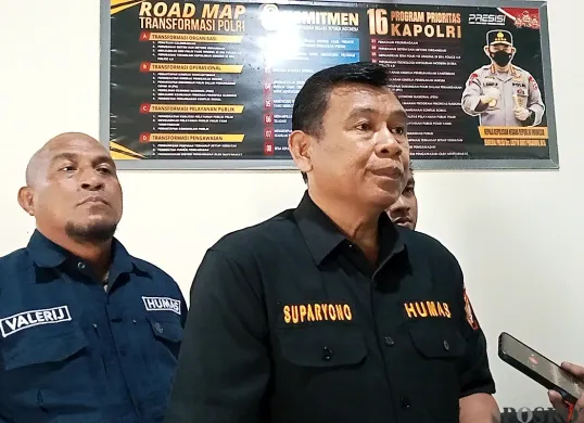 Humas Polres Metro Bekasi Kota, AKP Suparyono. (Sumber: POSKOTA | Foto: Nurpini Aulia Rapika)
