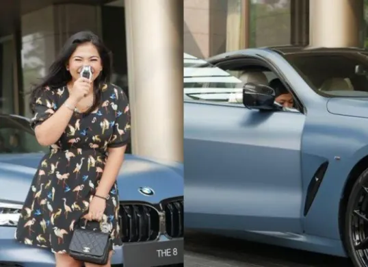 Segini harga BMW M850i xDrive First Edition milik Liana Saputri anak Haji Isam. (Sumber: Instagram)