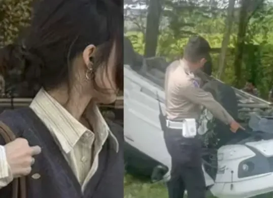 Pemilik asli mobil Porsche Cayman yang Tabrak Rush di Tol Sidoarjo ternyata bukan Hazelle Joewono You.(Sumber: TikTok/@cepoin.media)