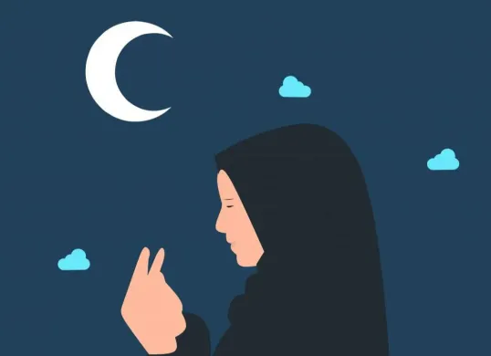 Ilustrasi seorang perempuan sedang berdoa. (Sumber: PxHere)