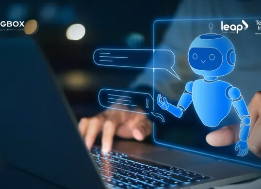 Ilustrasi chatbot berbasis AI dari Telkom BigBox memperkenalkan BigAssistant (Sumber: Dok. Telkom)