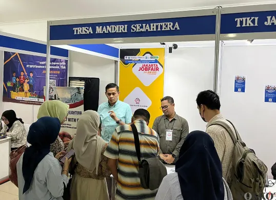 Ilustrasi - Suasana job fair di GOR Tanjung Duren, Jakarta Barat, Selasa, 3 Juni 2025, lalu. (Sumber: POSKOTA | Foto: Pandi Ramedhan)
