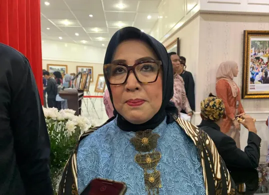 Plt Kepala Dinas Kesehatan Kabupaten Bogor, dr. Fusia Meidiawaty, S.H., M.H.Kes., MARS saat ditemui di Lapangan Tegar Beriman, Kabupaten Bogor, Selasa, 3 Juni 2025. (Sumber: Istimewa)