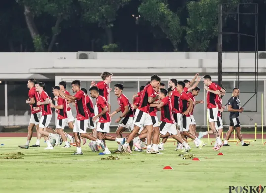 Latihan Timnas Indonesia Jelang Laga Kontra China