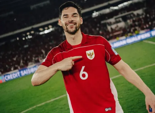 Pemain Timnas Indonesia Sandy Walsh. (Sumber: Instagram/@sandywalsh)