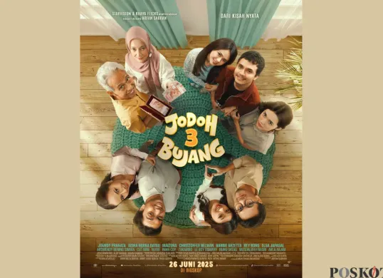 Sinopsis dan Daftar Pemeran Film Jodoh 3 Bujang yang Akan Tayang pada 26 Juni 2025 Mendatang (Sumber: Instagram/jodohtigabujang/Edited Muhammad Ibrahim)