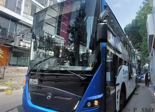 TransJabodetabek rute baru Bogor-Blok M telah diresmikan beroperasi pada Kamis, 5 Juni 2025. (Sumber: POSKOTA | Foto: Sekar Putri Andini)