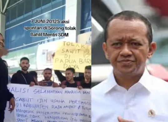Menteri Bahlil Diteriaki Warga 'Penipu' di Bandara Sorong, Ini Detik-detik Ia Menghilang. (Sumber: X/@Mdy_Asmara1701)