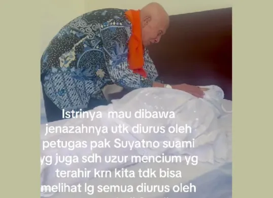 Detik-detik haru di tanah suci (Sumber: TikTok/bahijahhamid_)