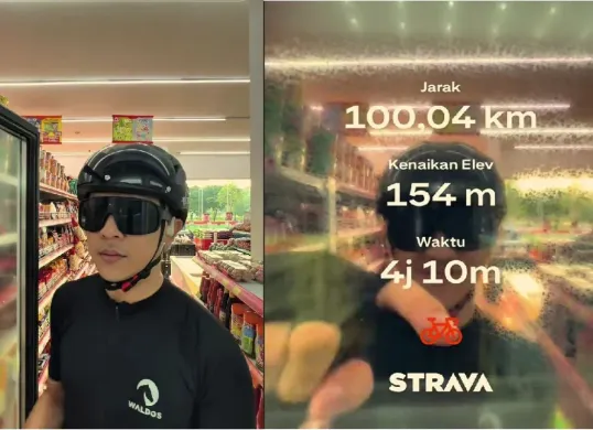 Tren strava kulkas yang sedang viral (Sumber: TikTok/@faizalakew)
