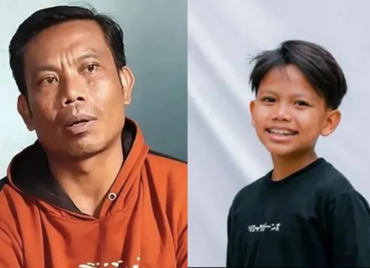 Ayah dari Farel Prayoga, Joko Suyanto, ditangkap aparat kepolisian karena kasus praktik judi online. (Sumber: TikTok/@taufik_ferdiansyah/@dini.nurlaksani.p)