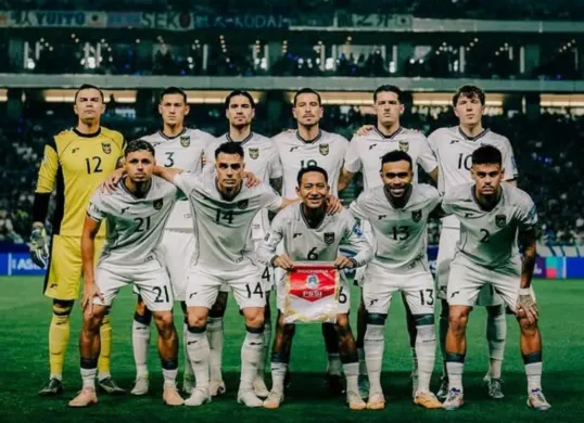 Timnas Indonesia peringkat 118 dunia (Sumber: Instagram/@republikindonesia)