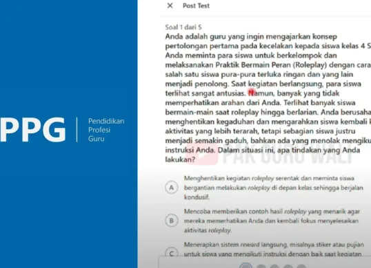 Kunci Jawaban Post Test Modul 2 PPG 2025, Simak Strategi Raih Nilai Tertinggi (Sumber: Youtube/@Pak Guru Wali)