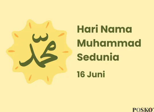 Hari Nama Muhammad Sedunia Diperingati Tiap 16 Juni, Berikut Penjelasan dan Artinya (Sumber: Canva/Edited Muhammad Ibrahim)