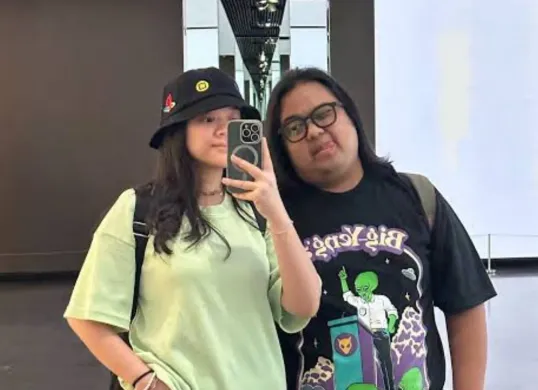 Potret kebersamaan Deandra Nadira dan almarhum Gustiwiw. (Sumber: Instagram)