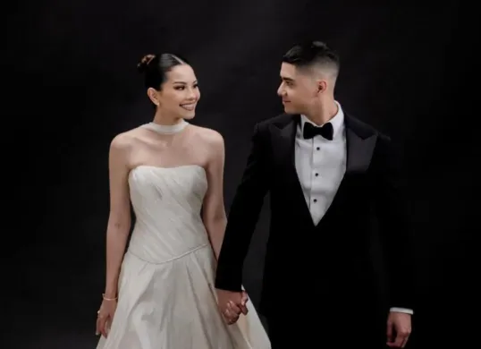Selebritas Al Ghazali dan Alyssa Daguise resmi menikah pada Senin, 16 Juni 2025. (Sumber: Instagram/@alyssadaguise)