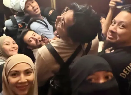 Potret rombonga 10 WNI yang akan bergabung dengan aksi Global March to Gaza. (Sumber: Instagram/Zaskia Adya Mecca)