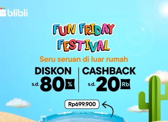 Blibli Fun Friday Festival. (Sumber: X/@bliblidotcom)