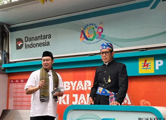 PLN UID Jakarta Raya meluncurkan promo tambah daya listrik dalam rangka menyambut HUT ke-498 Kota Jakarta, Kamis, 19 Juni 2025. (Sumber: Poskota/Pandi Ramedhan)