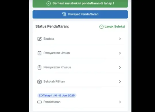 Tertera 'Layak Seleksi' di SPMB Jabar 2025? Ini Penjelasan Resmi dan Tahapan Selanjutnya! (Sumber: Instagram/@duniahariini17)