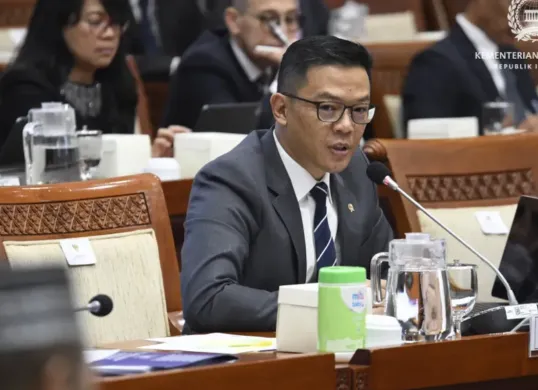 Potret Menteri Luar Negeri (Menlu) RI, Sugiono yang menetapkan status siaga 1 dan evakuasi WNI di Iran dan Israel. (Sumber: Kemenlu)