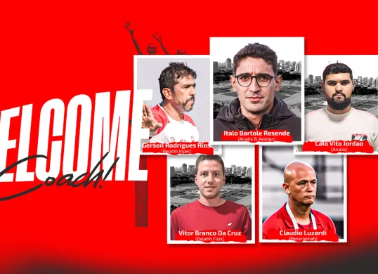 Potret staf kepelatihan baru Persija Jakarta. Staf kepelatihan rasa negeri Samba. (Sumber: Persija)