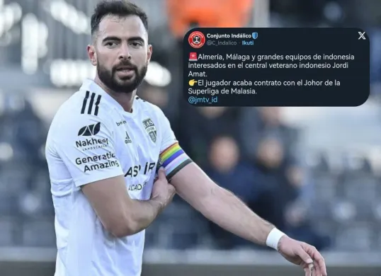 Persija Jakarta bersaing dengan 2 klub Spanyol untuk datangkan Jordi Amat. (Sumber: Transfermarkt)
