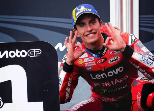 Marc Marquez Jegal Francesco (Sumber: Instagram/@marcmarquez93)