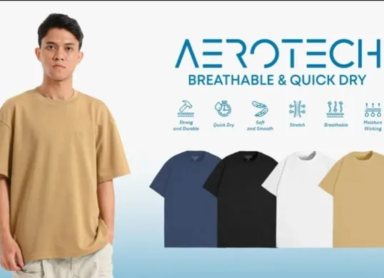T-Shirt brand lokal dari Aerotech (Sumber: Dok. Aerotech)