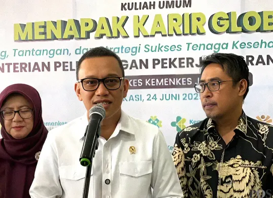 Menteri P2MI, Abdul Kadir Karding. (Sumber: POSKOTA | Foto: Nurpini Aulia Rapika)
