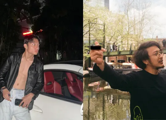 Viral! Okie Agustina ungkap detail insiden Dimas Anggara diduga menampar Kiesha Alvaro di luar naskah syuting. Pasha Ungu tuntut pertanggungjawaban aktor dan rumah produksi. (Sumber: Instagram/@dimsanggara, @kiesha.alvaro)
