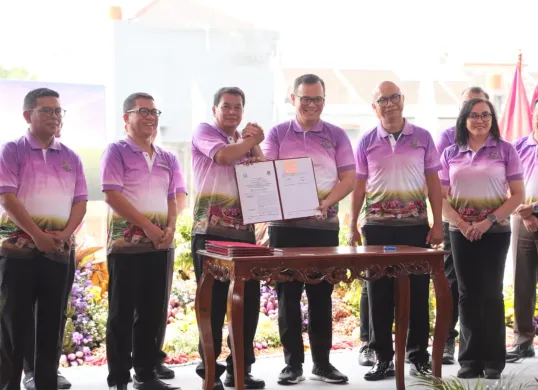 Bupati Tangerang Moch Maesyal Rasyid hadiri Program Nasional Jaksa Masuk Garda Desa oleh Jamintel Kejagung. (Sumber: Dok. Pemkab Tangerang)