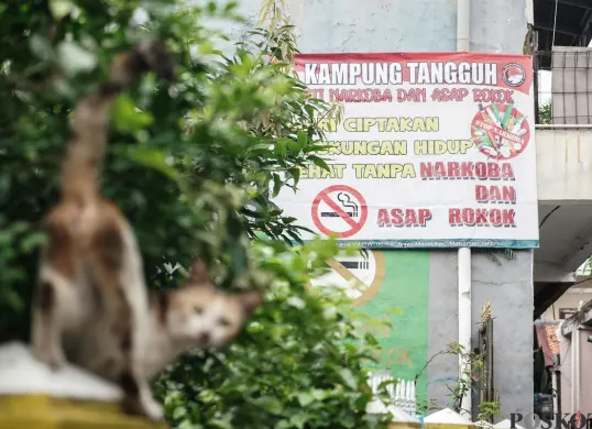 Ilustrasi kawasan bebas asap rokok. (Sumber: Poskota/Bilal Nugraha Ginanjar)