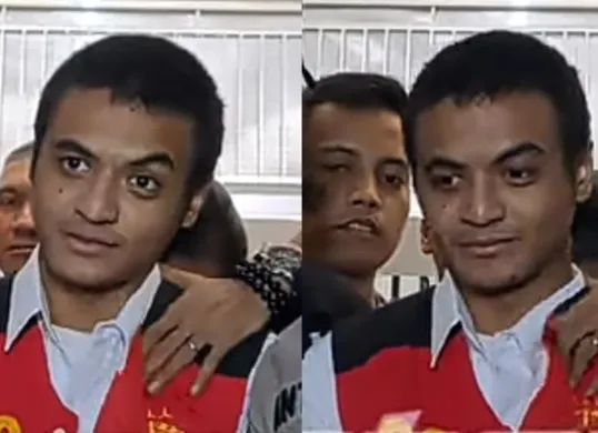 Penampilan terbaru Vadel Badjideh dalam persidangan yang menuai sorotan netizen. (Sumber: YouTube/Intens Investigasi)